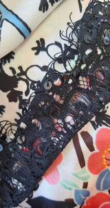 Maxi Vestido Floral Encaje