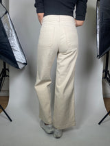 Pantalón Blanco Bota Ancha