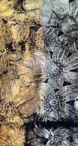 Chaqueta Negra Flores