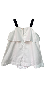 Vestido Blanco Flores