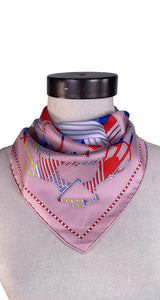 Pañuelo Estampado de Seda