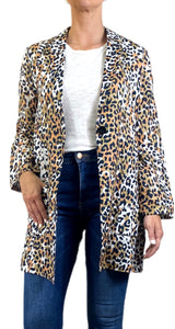 Chaqueta Lino Animal Print