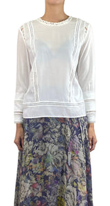 Blusa Blanca Encaje
