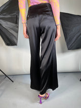 Pantalón Negro Satinado