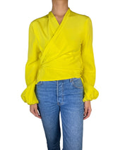 Vestido Seda Amarillo