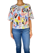 Polera Estampada Multicolor
