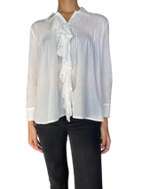 Blusa Blanca Traslucida