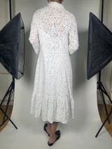 Vestido Blanco Guipur