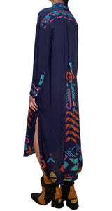 Vestido Camisero Multicolor