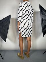 Vestido Blanco Estampado