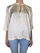Blusa Seda Beige