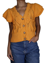 Sweater Tejido Mandarina