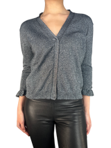 Sweater Green Fibras Metalicas