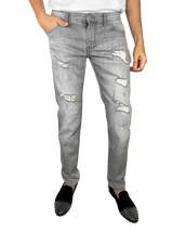 Jeans Slim Fit Gris