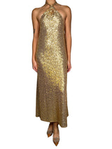 Vestido Lentejuelas Dorado