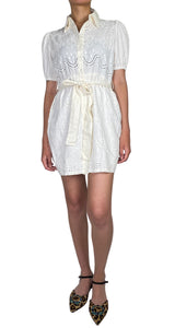 Vestido Broderie Lino