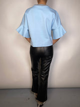 Polera Cuello Metalizado