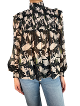 Blusa Art Flowers