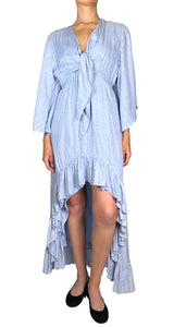 Vestido Celeste Lentejuelas