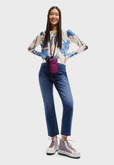 Sweater Desigual Ilustraciones Multicolor - Calce Regular