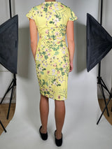 Vestido Amarillo Floreado