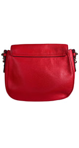 Bandolera Roja Cuero