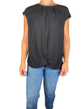 Polera Negra Sin Mangas