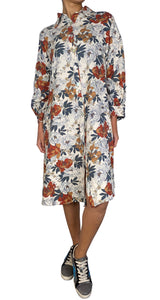 Vestido Flores Oversize