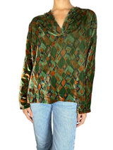 Blusa Velvet Estampada Diega by Magma