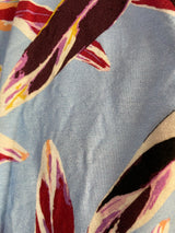 Polera Azul Estampada