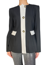 Chaqueta Detalles Blancos