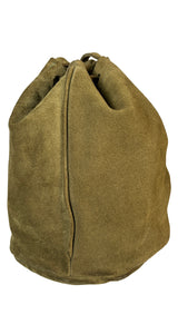 Bandolera Gamuza Verde Musgo