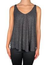 Polera Tejida Hilos Metalizados