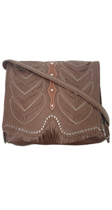 Bandolera Cuero Tachas