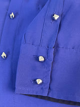 Blusa Traslúcida Azul