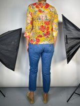 Blusa Seda Mangas 3/4