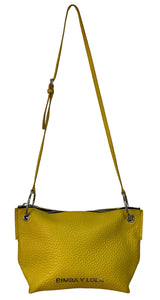 Bandolera Cuero Amarillo