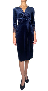 Vestido Azul Velvet