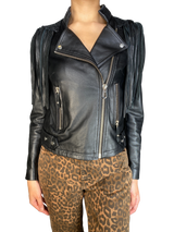 Chaqueta Cuero Flecos