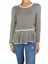 Sweater Vuelos Diseño Cuadros