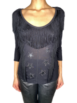 Blusa Flecos Estrellas