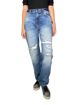 Jeans Straight Mid Rise
