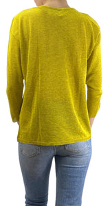 Polera Tejida Amarilla