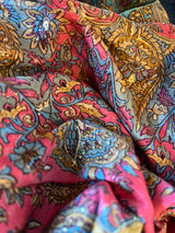 Vestido Multicolor Detalles Dorados