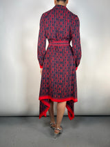 Vestido Viscosa Y Seda Monogram