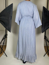 Vestido Celeste Lentejuelas