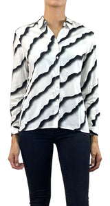 Blusa Blanca con Estampado