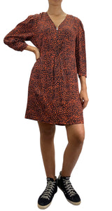 Vestido Estampado Naranja