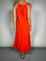 Vestido Lino Y Viscosa