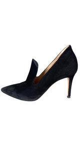 Zapatos Gamuza Negra